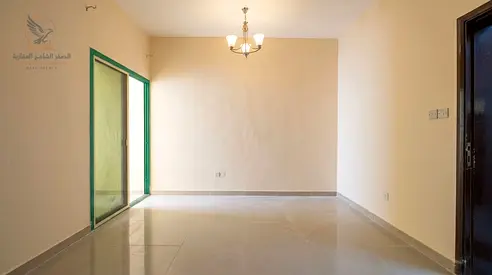One-bedroom apartment for annual rent in Al Rashidiya 1 Al Mina Street. 2 bathrooms 2 balconies Clo