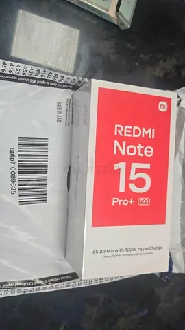 Redmi Note 15 Pro+ 5G boxed (6500mAh, 100W) - Unopened