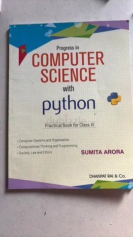 Class 11th Sumita Arora Computer Science Practical Book