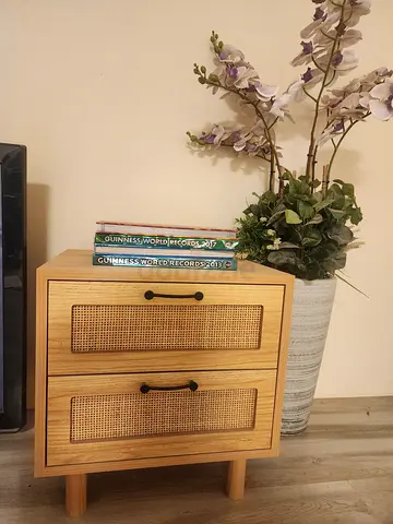 Rattan night stand