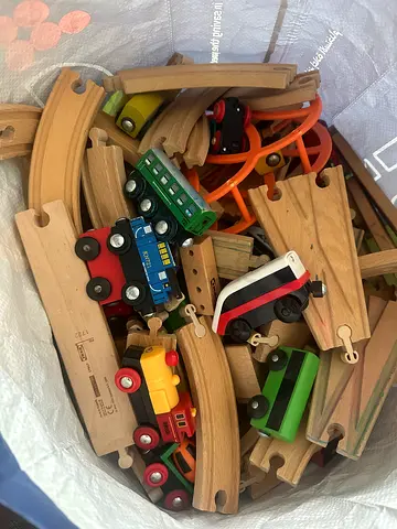 IKEA Train track & trains (Large bag)