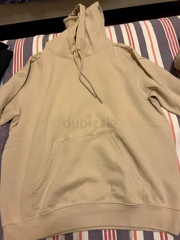 Basic beige hoodie for sale