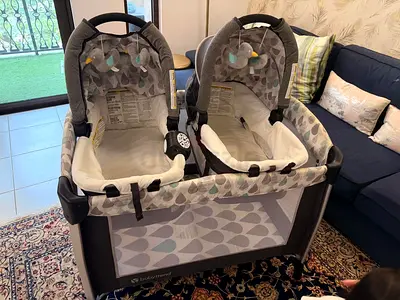 Baby Trend twins bassinet cribs playpen