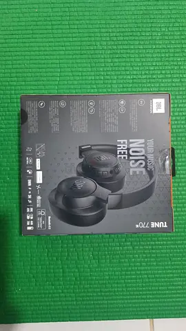 JBL Tune 770NC Wireless Headphones and Marshall speaker combo