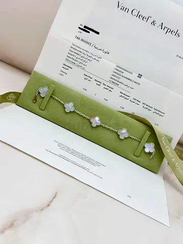 Authentic Van Cleef & Arpels Vintage Alhambra 5 Motifs Bracelet