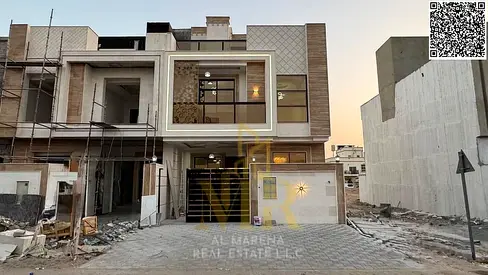 Villa for Sale in Al Yasmeen – Ajman | 5 Master Bedrooms | 2 Floors + Roof | AED 1.45M