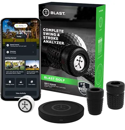 Blast Golf - Complete Swing and Stroke Analyser, Gen 3 Sensor