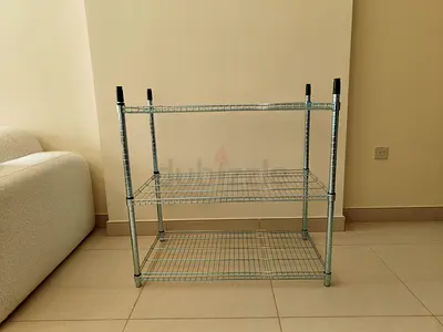 3-Tier Metal Wire Shelving Unit
