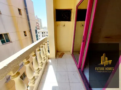 Split AC Apartment With Balcony Open View Jamal Abdul Nasir Street Majaz 2