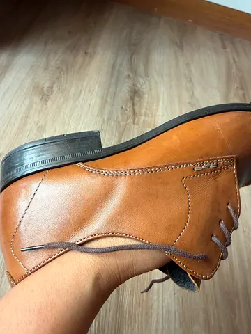 Pier One Men’s Tan Leather Derby Dress Shoes – EU 43