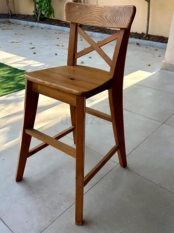 Classic Wooden Cross Back Toddler Kdis Chair
