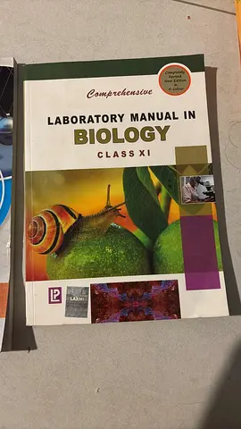Laboratory manual in biology class XI