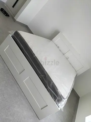 IKEA brimnes double size bed and mattress for sale