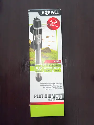 Aquael Platinum 50W Aquarium Heater - New in Box