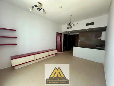 **Annual Rent: 1BR + Living Room in Al Madina Tower, Al Nuaimiya 3, Ajman. Open view, parking avail