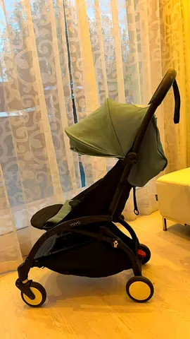 YOYO2 Compact Stroller (from 6 months) – Black Frame, Aqua Seat
