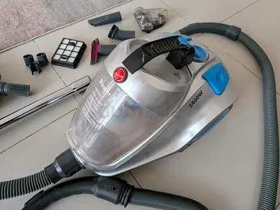 Hoover 2400W Bagless Vacuum Cleaner with Attachments - Good Working Condition