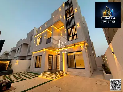 للبيع فيلا فاخرة في منطقة الباهية – عجمان طابقين ورووف بسعر مميز شامل رسوم التسجيل والتمليك لجميع الجنسيات
