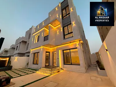 فيلا فاخرة للبيع في الباهية – عجمان | 5 غرف ماستر | 3 طوابق | تكييف مركزي | شامل رسوم التسجيل والتمليك