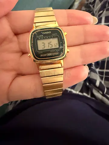 Gold-tone Casio Vintage Digital Watch - Women's Size