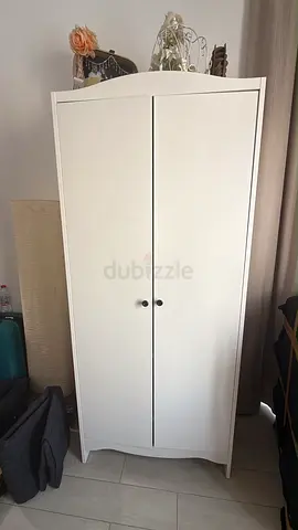 White 2-Door Wardrobe