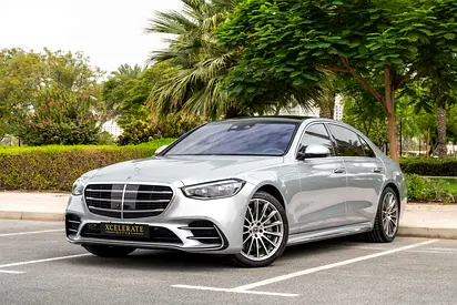 2022 Mercedes-Benz S580 4MATIC | 4.0L V8 Twin Turbo | Silver | Mild-hybrid system | 496 HP |