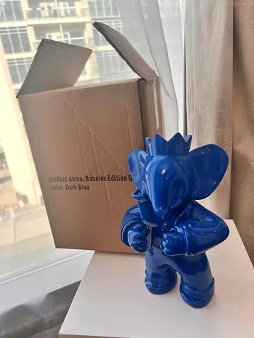 Vincent Faundemer Babolex Edition 01 ( Dark blue ) - Limited Time Edition Sculpture w/ Original Box