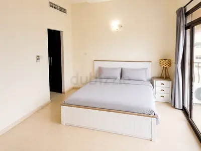 Master Bedroom JVC Villa, Private WC, Balcony, Gym, Pool, Parking, Available NOW, Msg first for view