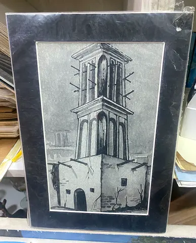 Traditional building art 30cm height