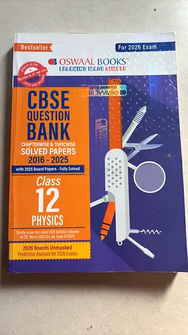 Oswaal Question Bank + Solutions for Class 12th 2016 - 2025