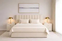 Modern luxury Queen size bed frame and medical mattres brand new Double bed