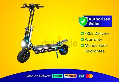 Wind Horse Electric Scooter 3000W120KM Range 85KM Speed, H3 | Brand New |  Warranty | FREE  Delivery