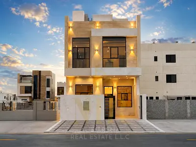 🏡 تاون هاوس للبيع في الحليو – عجمان | 4 غرف ماستر | طابقين + روف | شامل الرسوم