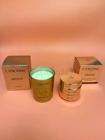 Lancôme New Absolue Rich cream, infused with Grand Rose Extracts comes with a candle