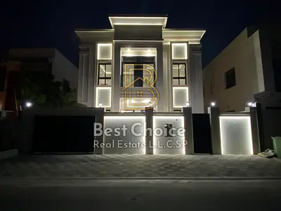 فيلا فاخرة للبيع في الزاهية عجمان | 5 غرف ماستر | 3 طوابق | تصميم عصري وتشطيبات راقية / تملك حر