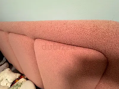 New Never used Pink upholstered headboard (king) condition180x200
