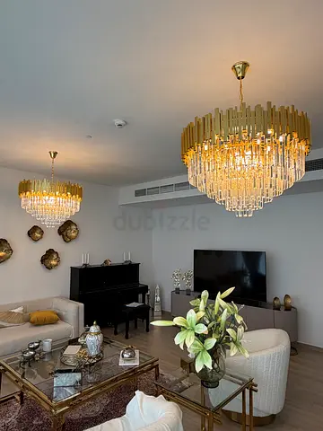 ✨ Elegant Gold & Crystal Chandeliers for Sale ✨