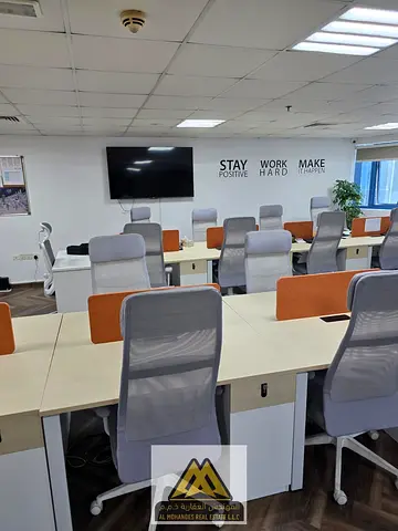 Office space | Brand new furnishings | Prime location | Close to banks and services | Easy access to Sharjah and Dubai | Ideal commercial location for