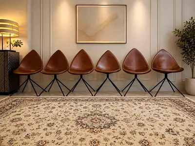 Boconcept Leather 6 Dining chairs