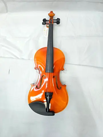 Full-size Violin with Case and Bow - Light Brown Finish