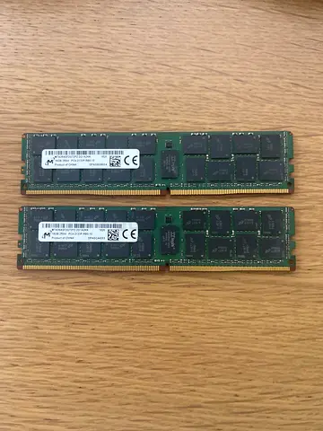 2 x 16GB DDR3 ECC RAM sticks (matched pair)