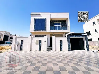 Villa for rent in Ajman, 5 master bedrooms, majlis and hall