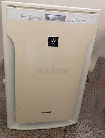 Sharp Plasmacluster Air Purifier (used) - beige, working