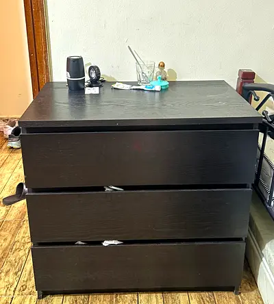 URGENT SALE – BLACK IKEA TABLE DRAWER | ABU DHABI