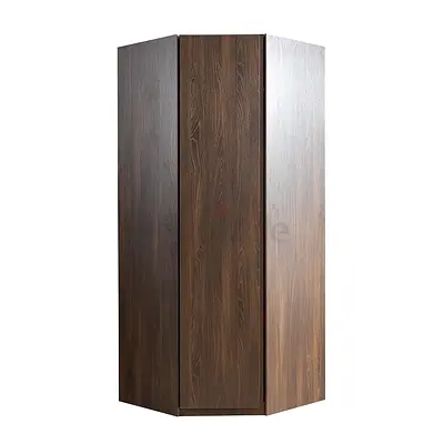 Corner wardrobe / armoire - dark wood finish, single unit (NEW)Brande New - from 1,500 get for 600