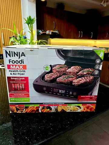 Ninja Foodi Max Health Grill & Air Fryer - brand new
