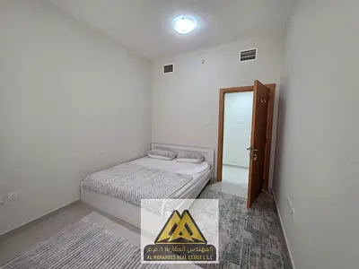 فرصة سكنية ممتازة للإيجار السنوي: شقة غرفتين وصالة غير مفروشة مع بلكونة في جلف تاور – مدينة الإمارات بعجمان