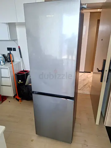 Hitachi Japan stylish bottom freezer silver