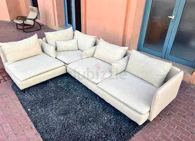 IKEA sodhram Lsahpe sofa Beige color