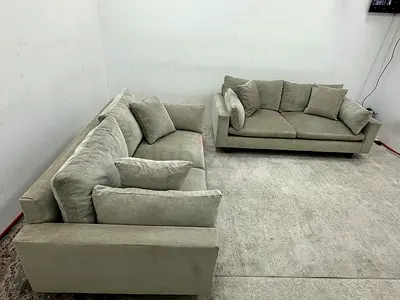 Like new condition west elm sofa set